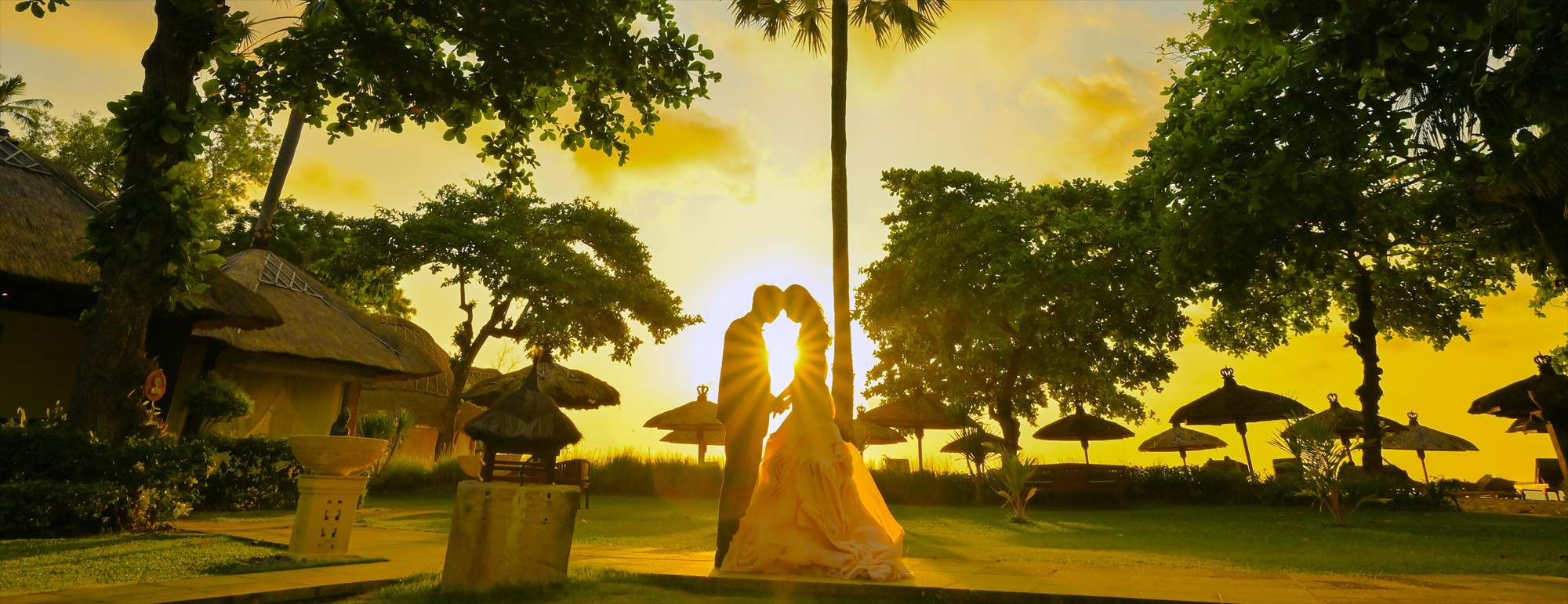 ベルモンド・ジンバラン・プリ・バリ　バリ島サンセット・フォトウェディング・挙式前撮影