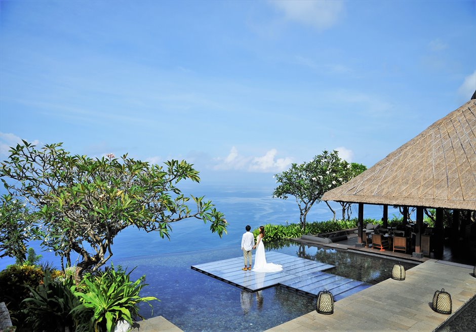 バリ島フォトウェディング　ブルガリ・リゾート・バリ