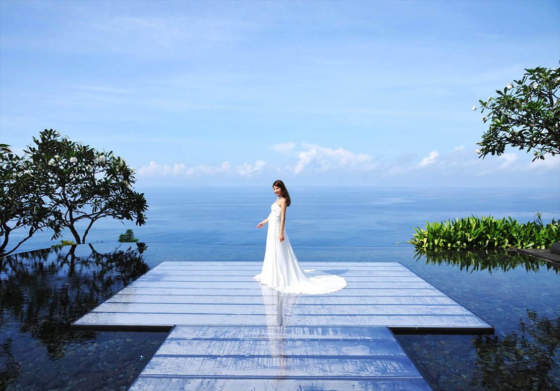 ブルガリ・リゾート・バリ ウォータープラットフォーム・フォトウェディング